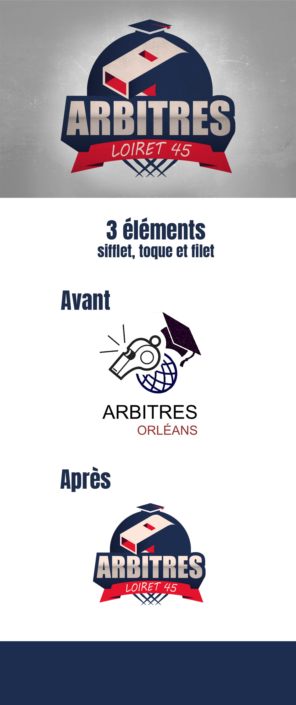 visuel Section sportive arbitres Loiret 45