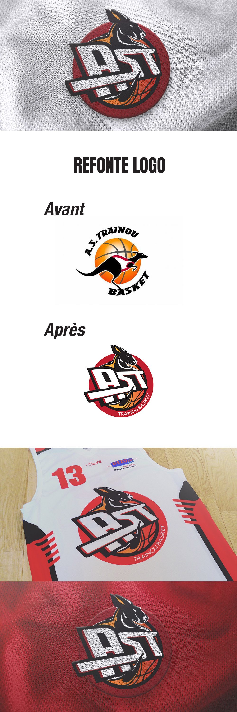 visuel Club de basket AST