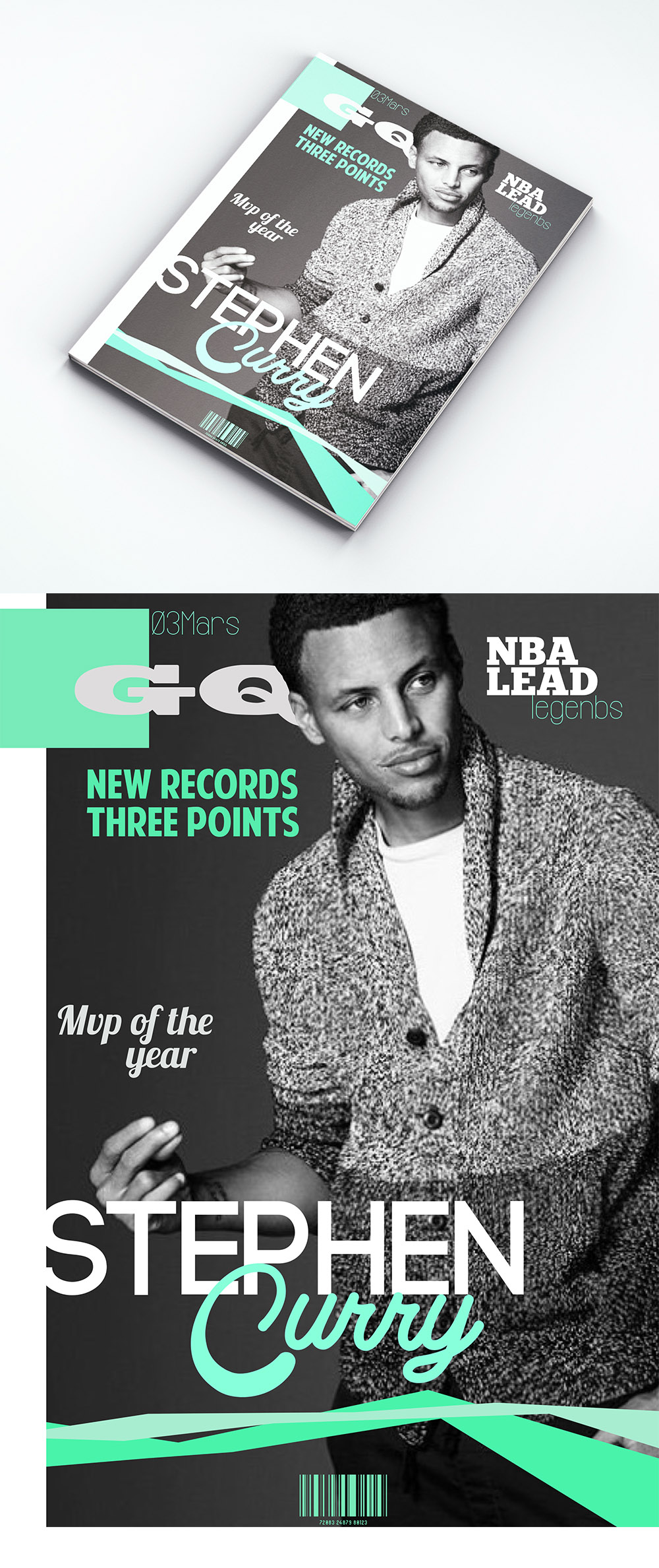 visuel Couverture de magasine GQ