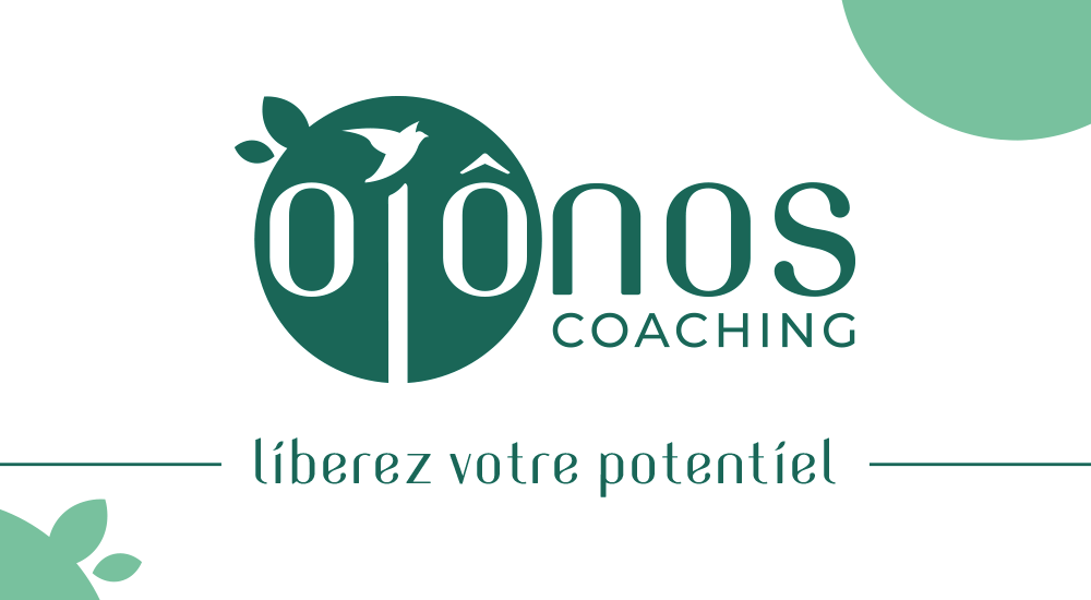 Logo Oionos coaching libérez votre potentiel Clémence decourtie graphiste orléans thomas burguet freelance