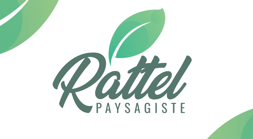 Logo Rattel paysagiste graphiste orléans thomas burguet freelance