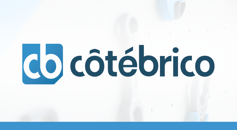 Logo Côté brico site e-commerce outillage professionnelle graphiste orléans thomas burguet freelance