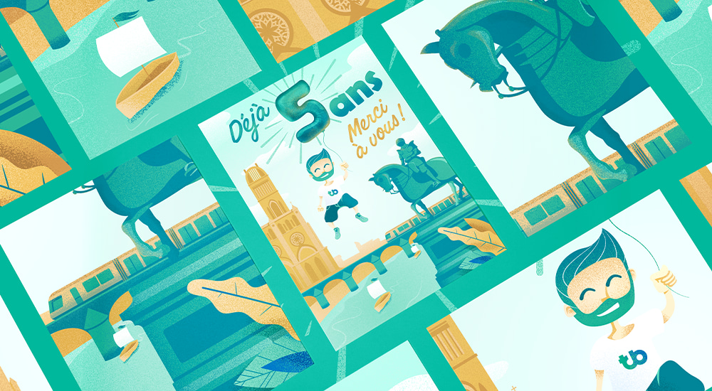 Besoin d'un logo ? Faites appel à un graphiste freelance près de chez vous ! Je suis graphiste freelance sur Orléans avec plus de 5 ans d'expérience avec mon entreprise et en agence de communication. 📣 Savez-vous tout ce que je peux faire pour vous ? 🚀 Des créations et refonte d'identité visuelle : logotypes et chartes graphiques, supports de communications... 📘 Côté print : des affiches, flyers, cartes de visite, menus, plaquettes commerciales, dépliants, brochures, magazines, catalogues, vitrophanies, PLV et salons professionnels, kakemonos, roll-ups… 🖌 Côté illustration : des affiches, infographie, jeux de société, livres, pictos... À bientôt pour de futures collaborations ! 😃 #5ans #graphisme #identitévisuelle #logo #illustration